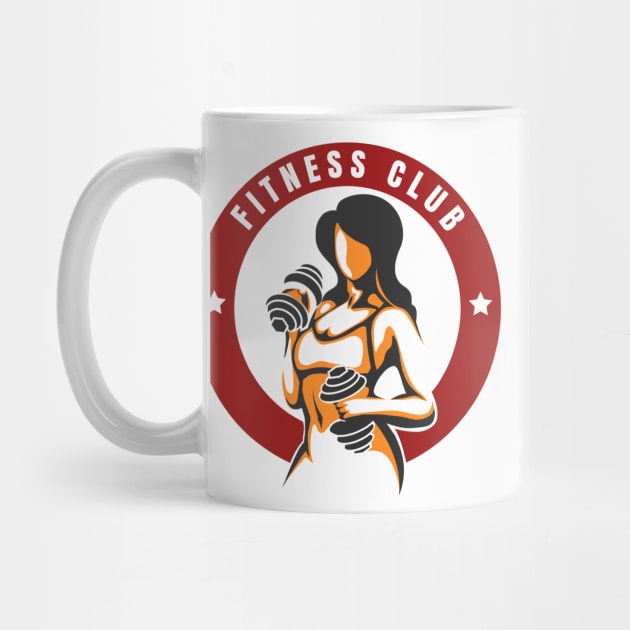 Fitness Club Color emblem by devaleta